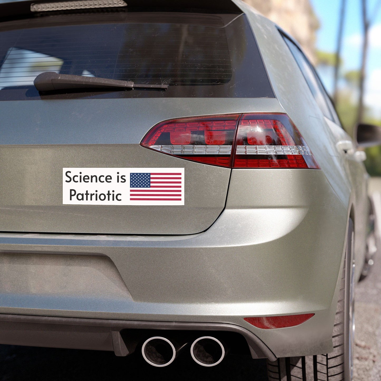 Science is Patriotic Car Magnet